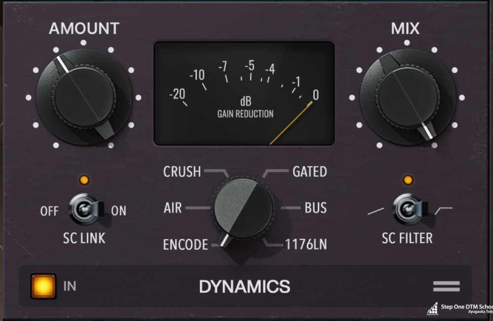 UAD Sound City Studiosの使い方DYNAMICS